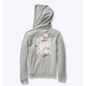 VS Pink Everyday Lounge Perfect Zip- Floral- XL